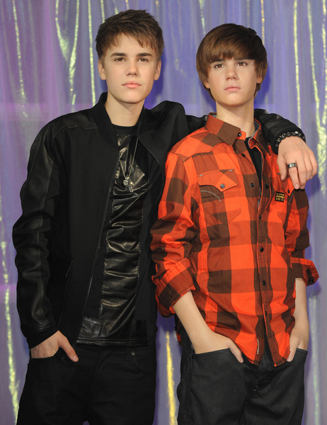 justin bieber wax figure london. Justin Bieber Wax Figure