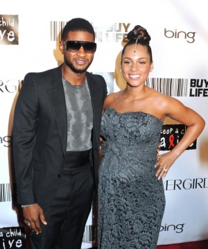 Alicia Keys and Usher