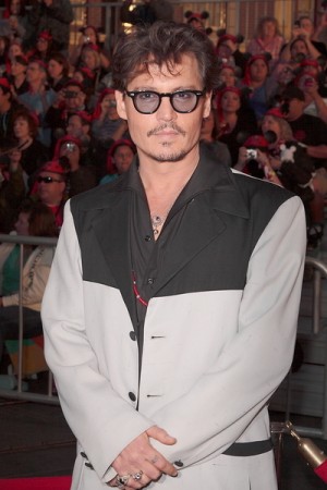 Johnny Depp at Disneyland for Pirates of Caribbean: On Stranger Tides Premiere