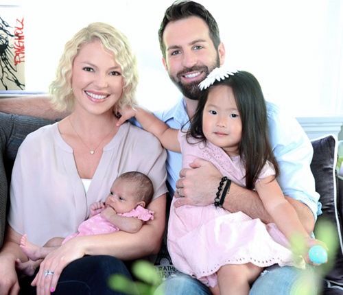 Katherine Heigl & Husband Honored for Adoption