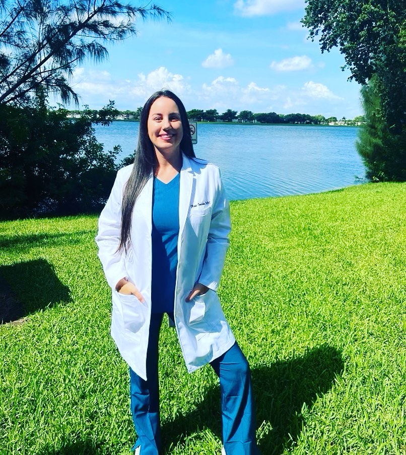 My daughter Olivia made it thru her first week of training as a Physician Assistant in the specialty of aesthetics/cosmetic dermatology and loved it! #superstar