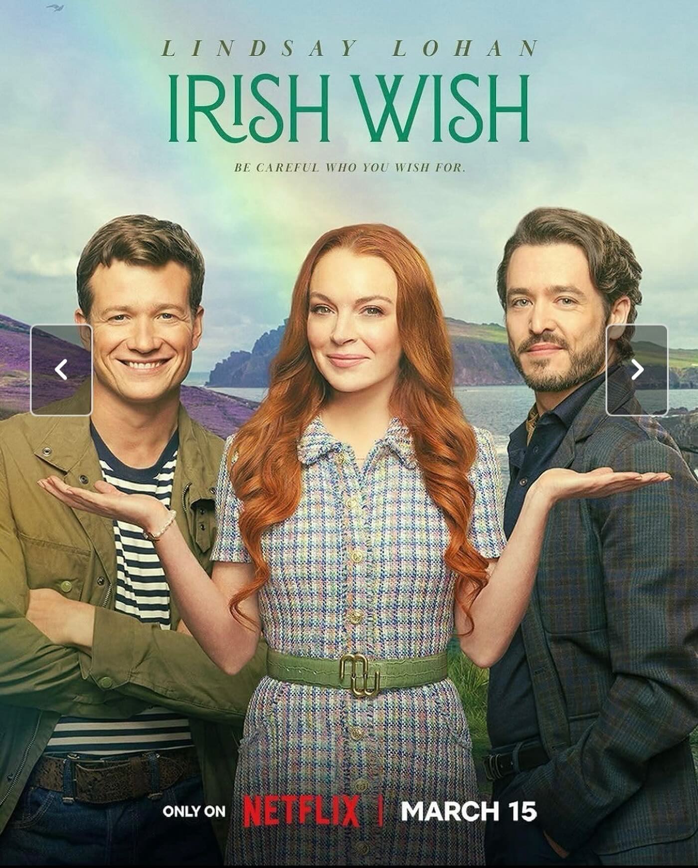 Just watched the perfect St. Patrick’s Day weekend movie! Thank@ypu @lindsaylohan ❤️🍀☘️